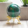 Malachite Polished Sphere 315g 53mm