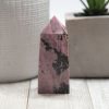 Rhodonite Obelisk Point Tower 100g 1x2.5in