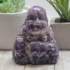 Dream Chevron Amethyst Laughing Buddha 667g 3.4x3.9in