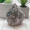 Black Tourmaline in Quartz Rough Point 681g 3.1x3.6in