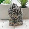 Black Tourmaline in Quartz Rough Point 469g 2.7x3.7in