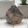 Black Tourmaline in Quartz Rough Point 378g 3.2x2.9in