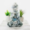 Large Moss Agate Buddha Carving 2555g 5.8x9in