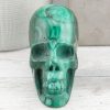 Malachite Skull 390g 1.6x2.4in