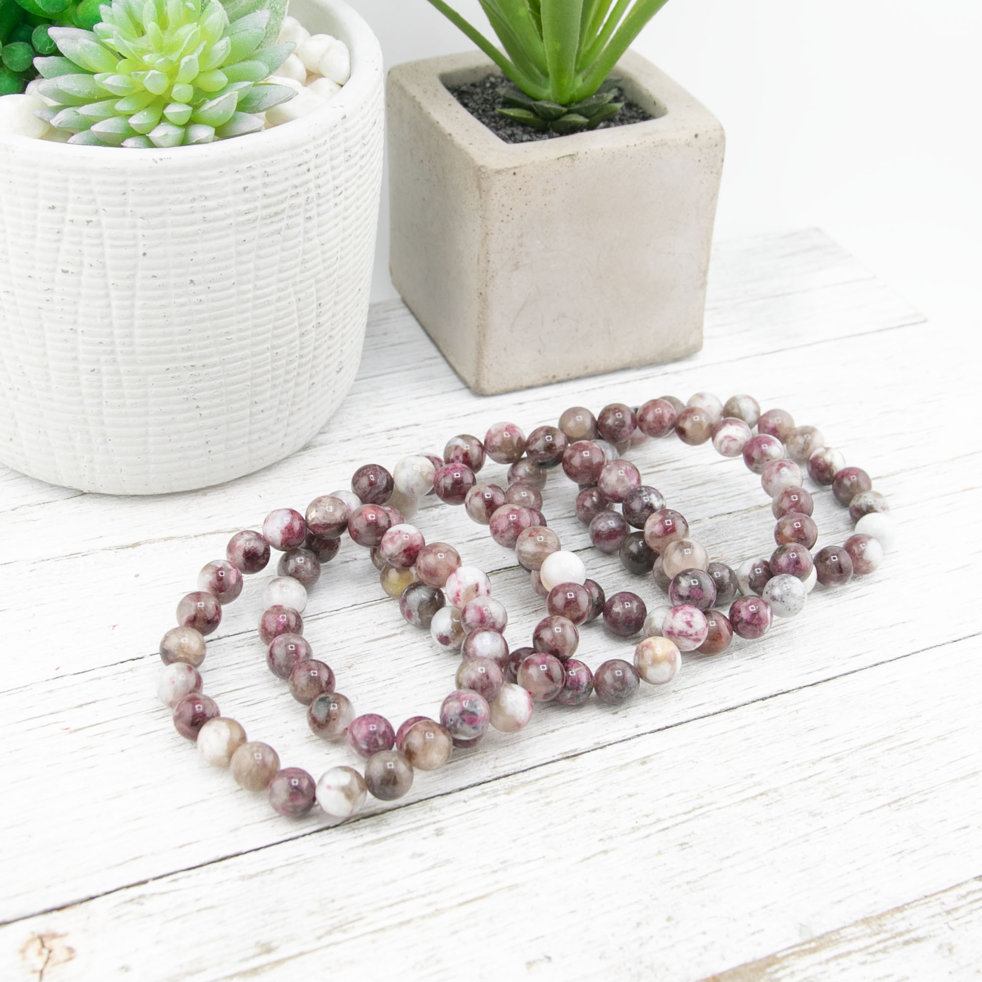 Red Rubellite Tourmaline Bracelet - Divine Schorl Crystals, Gems and  Minerals