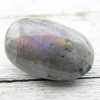 Purple Labradorite Palm Stone 55g 1.3x2in