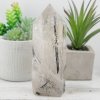Large Black Rutilated Quartz Tower 677g 2.2x5.8in
