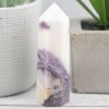 Morado Purple Opal Point Tower 84g 1x3.3in