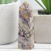 Purple Brecciated Jasper Point Tower 101g 1x3.3in