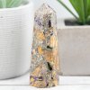 Purple Brecciated Jasper Point Tower 93g 1.2x3.3in