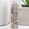 Purple Brecciated Jasper Point Tower 76g 1x3in