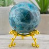 Large Blue Apatite Sphere 646g 74mm