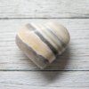 Zebra Calcite Heart 62g 1.9x1.6in