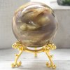 Large Golden Mica Sphere 228g 54mm