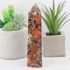 Money Agate Tower 345g 1.4x5.9in